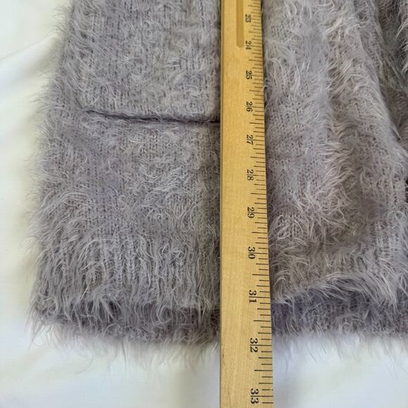 $269 For Love And Lemons XS Fuzzy Blizzard Sweater Cardigan Duster Purple - Picture 11 of 11